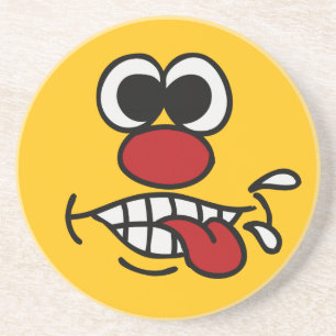 Funny Face custom coaster
