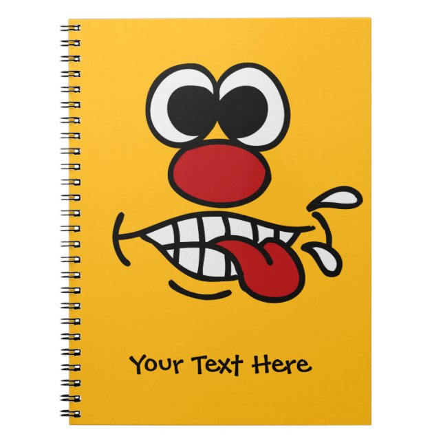Funny Face custom notebook (Front)