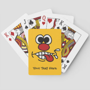 Funny Face custom playing cards