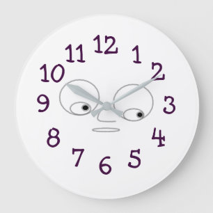 Funny Face Design Wall Clock