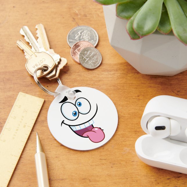 funny face key ring (Desk)