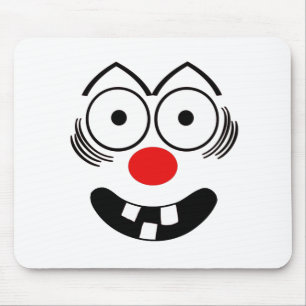 Funny Face Mouse Mat