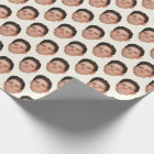 Funny Face or Pet Photo Ecru Gift Wrapping Paper