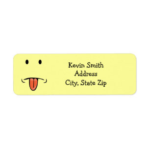Funny Face Return Address Labels