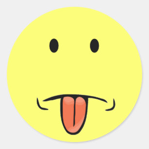 Funny face stickers