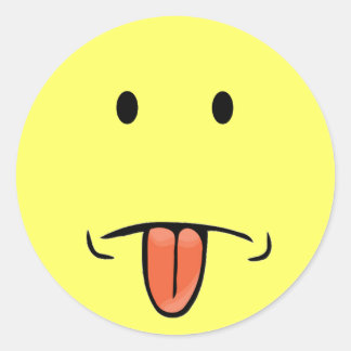 Funny face stickers