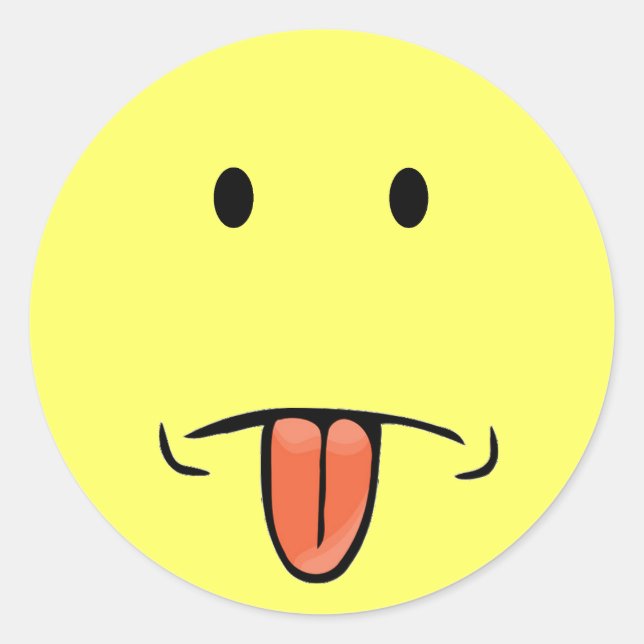 Funny face stickers (Front)