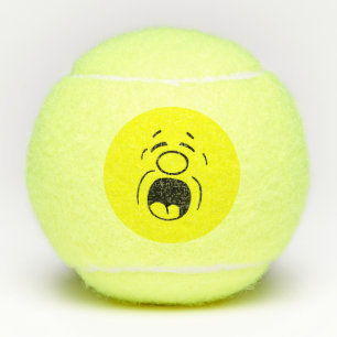 Funny Face Tennis Balls