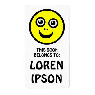 Funny Face - Yellow - Book Plate