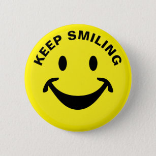 Idea smile pin badge