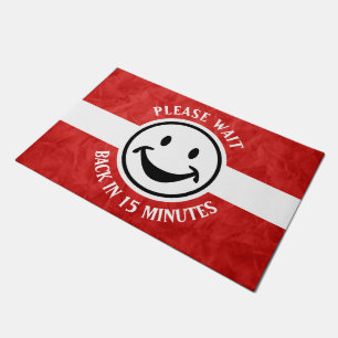 Funny face + your backg. & ideas doormat