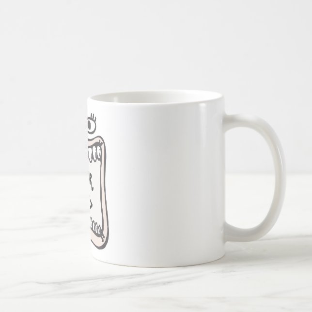 Funny Face, <YOUR TEXT> Coffee Mug (Right)