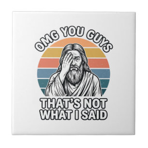 Funny Facepalm Retro Quote Vintage Engraving Shirt Tile
