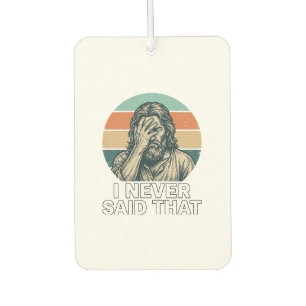 Funny Facepalm Vintage Engraving Quote Design_1 Car Air Freshener