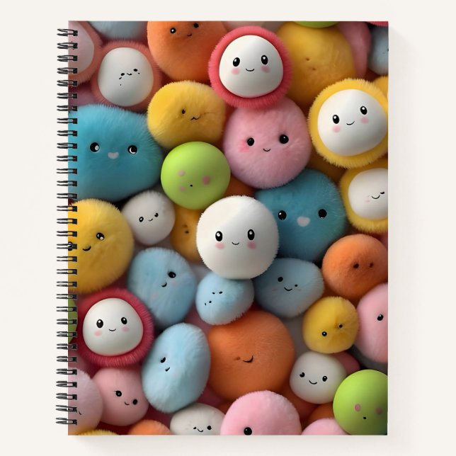 Funny Faces 3d Notebook (Front)