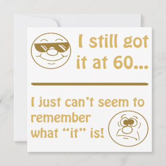 Funny Faces 60th Birthday Gag Gifts Card