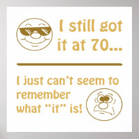 Funny Faces 70th Birthday Gag Gifts