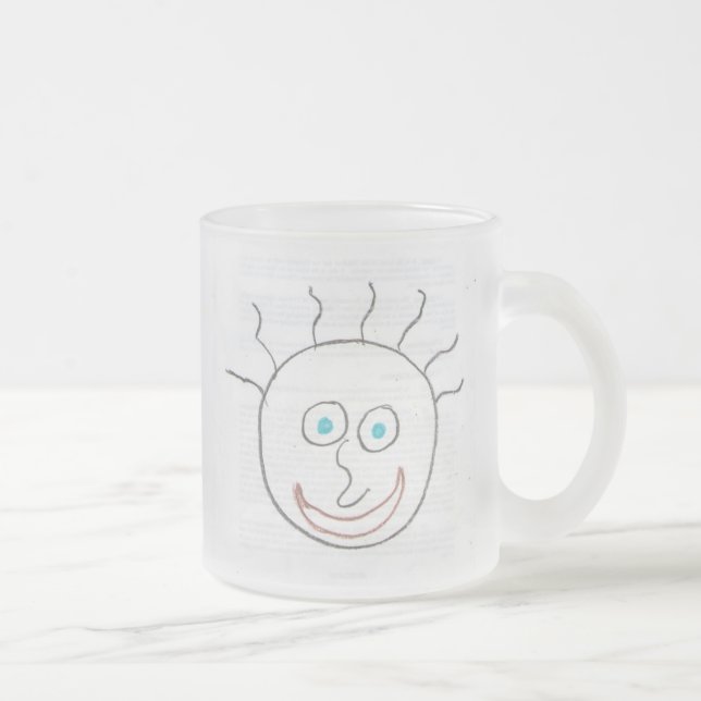 Funny Faces Frosted Mug (Right)