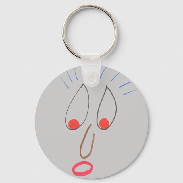 Funny Faces Keychain (Front)