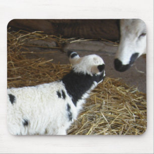 Funny Face's Lamb Mouse Mat