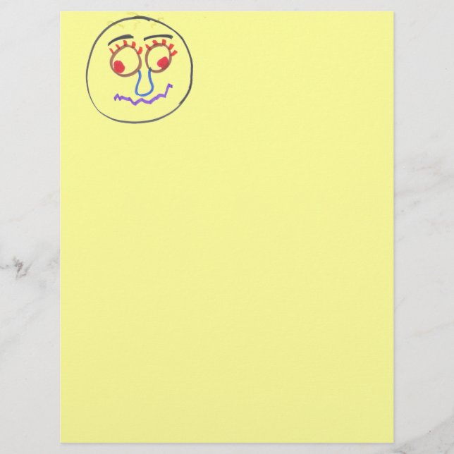 Funny Faces Letter Head (Front)