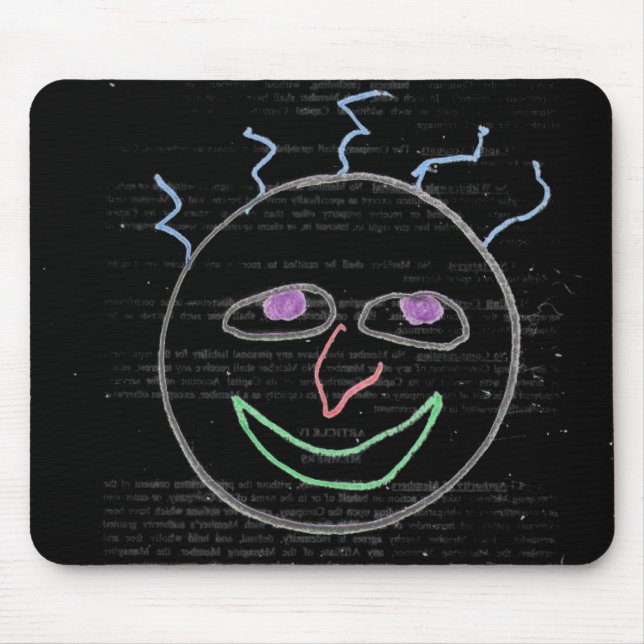 Funny Faces Mouse Mat (Front)