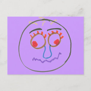 Funny Faces Postcard
