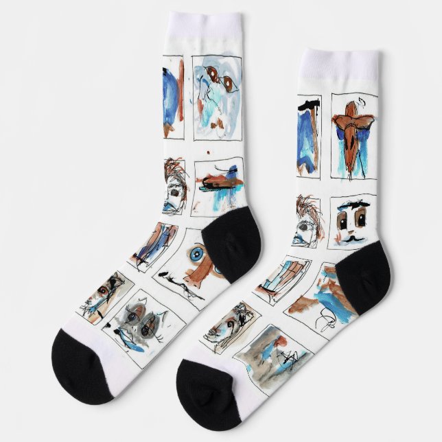 Funny Faces Socks (Left)