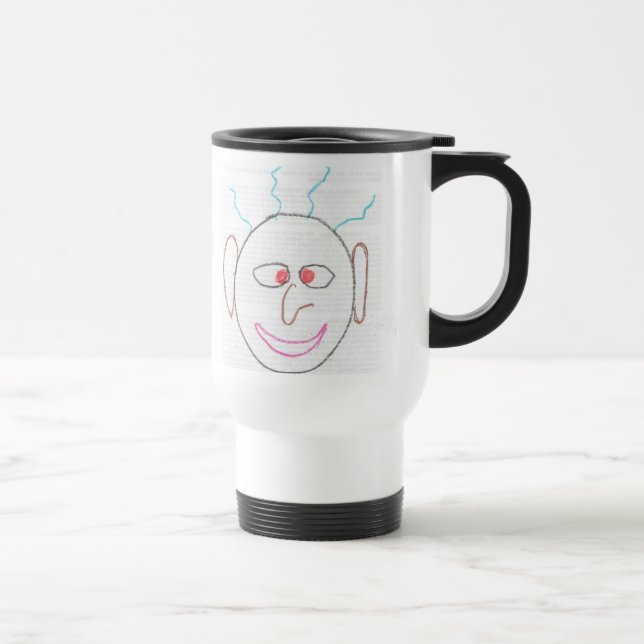 Funny Faces Travel Mug (Right)