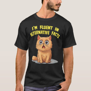 Funny Facts Cat Costume for white Lie idea Lovers T-Shirt
