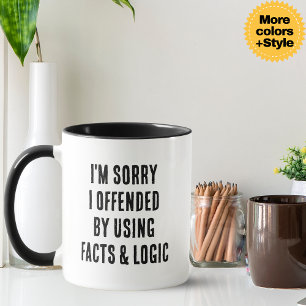 Funny Facts & Logic Sarcastic Coffee Mug Gift