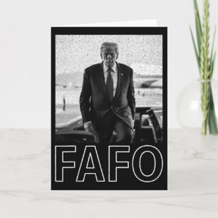 Funny Fafo Trump Fafo American Usa _8  Card