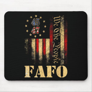 Funny Fafo Trump Fafo American Usa Mouse Mat
