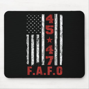 Funny Fafo Trump Shirt President 47 Trump Fafo Mouse Mat