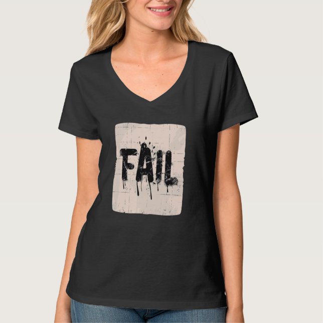 Funny Fail Speech T-Shirt (Front)