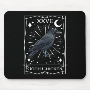 Funny Fairycore Tarot Gothic Witchcraft Chicken De Mouse Mat