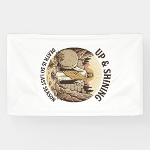 Funny Faith Resurrection Cave Vintage Engraving Sh Banner