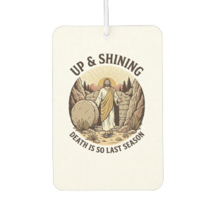Funny Faith Resurrection Cave Vintage Engraving Sh Car Air Freshener