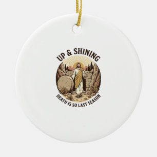 Funny Faith Resurrection Cave Vintage Engraving Sh Ceramic Tree Decoration
