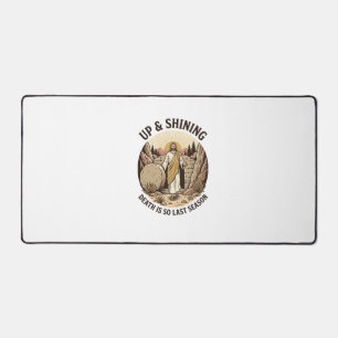 Funny Faith Resurrection Cave Vintage Engraving Sh Desk Mat