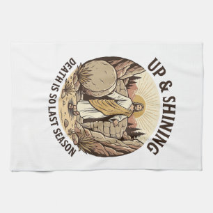 Funny Faith Resurrection Cave Vintage Engraving Sh Tea Towel