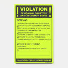 Funny Fake Parking Ticket Driving Citation