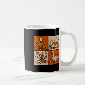 Funny Fall Autumn Pumpkin Latte Goose Lover Pumpki Coffee Mug