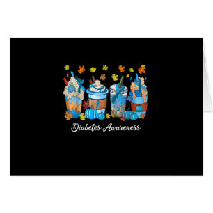 Funny Fall Coffee Latte Diabetes Awareness Month R