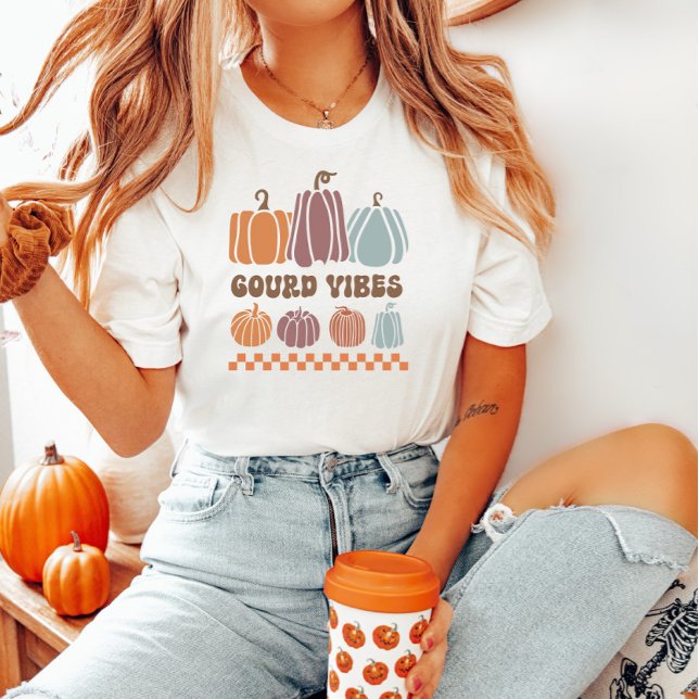 Funny Fall “Gourd Vibes” T-Shirt (Creator Uploaded)