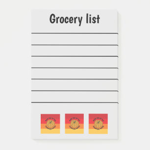 Funny Fall Grocery List Post-it Notes