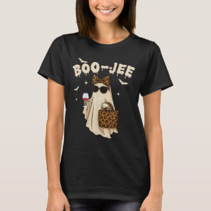 Funny Fall Halloween Ghost Boujee Boo Jee Soky Sea T-Shirt