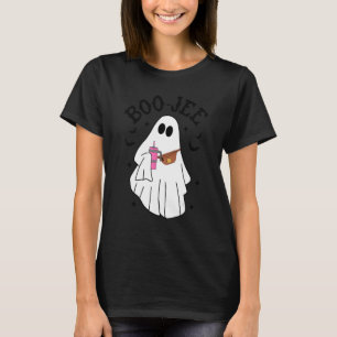 Funny Fall Halloween Ghost Boujee Boo-Jee Spooky S T-Shirt