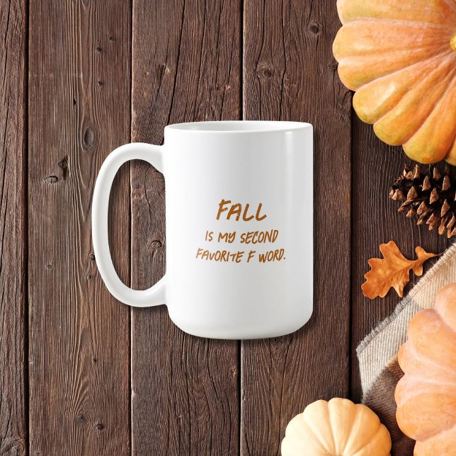 Funny Fall Humour Mug Autumn LOL Gift (Creator Uploaded)