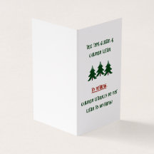 Funny Family Christmas Card